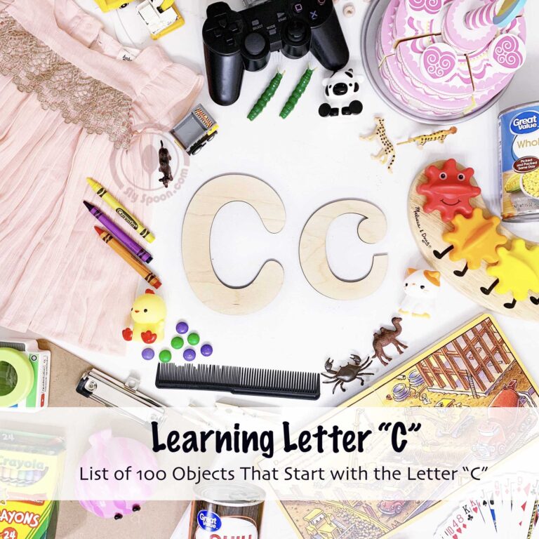 Toddler A-Z – 100 Objects That Start With The Letter “C” - Sly Spoon