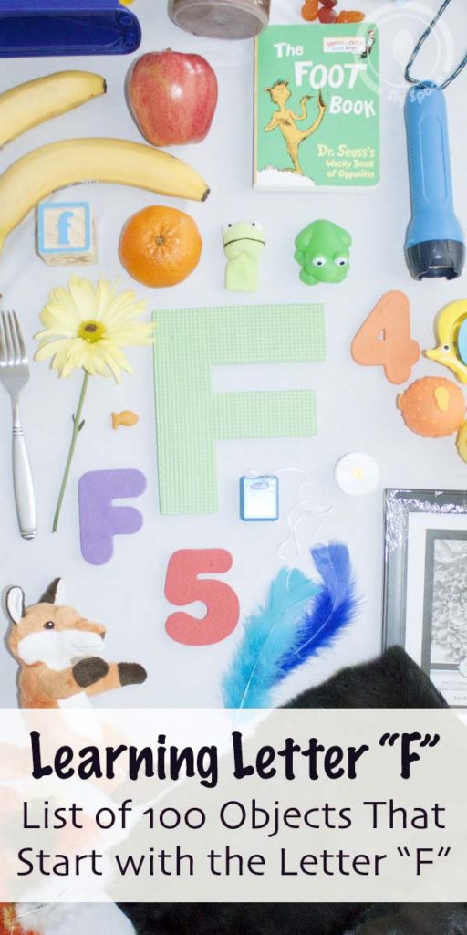 Toddler A Z 100 Objects That Start With The Letter F Sly Spoon