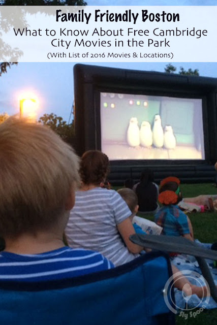 Family Friendly Boston – What to Know About Free Cambridge City Movies in the Park (With List of 2016 Movies & Locations) 