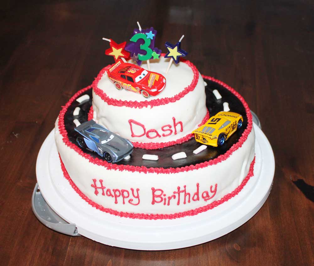 Disney Cars Cake Simple