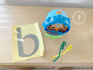 Learning Letter B Preschool Movement Activity - Bubbles
