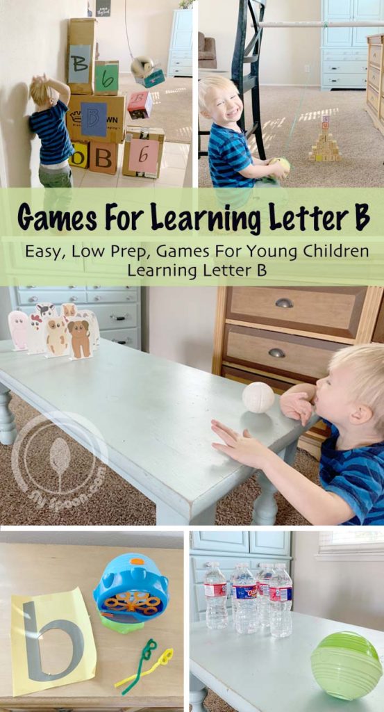 Easy, Low Prep Learning Letter B Preschool Movement Activities 