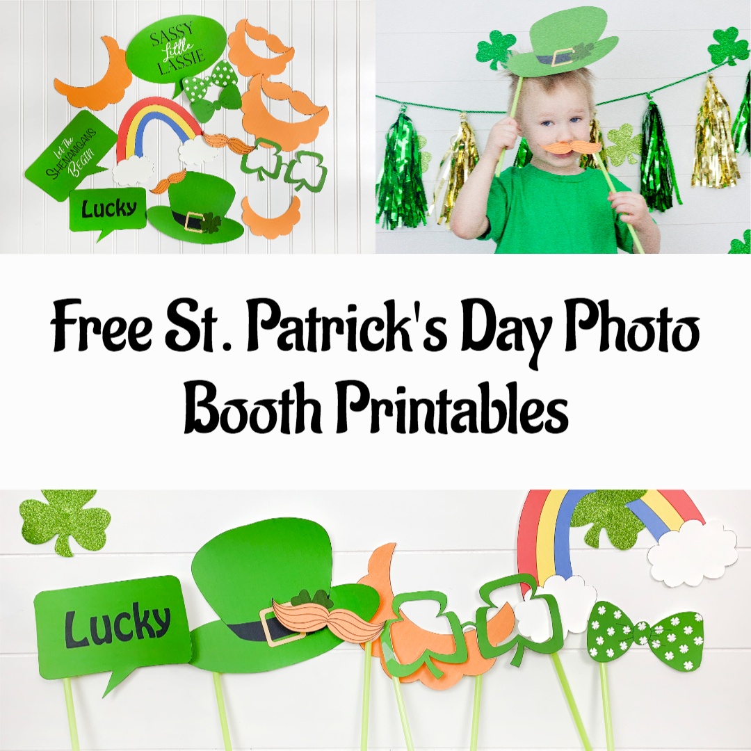 FREE Printable St. Patrick's Day Photo Props - Printable Crush