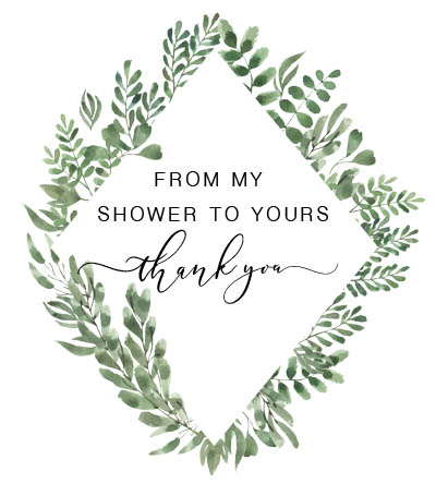 From My Shower To Yours Free Printable - Sly Spoon