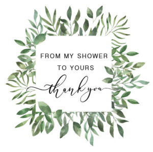 From My Showers To Yours Free Printable Tag