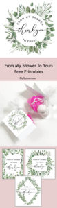 From My Shower To Yours Free Printable - Sly Spoon