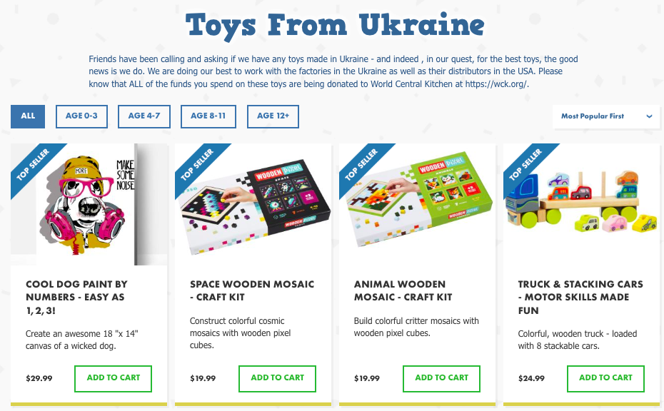 Toys from Ukraine