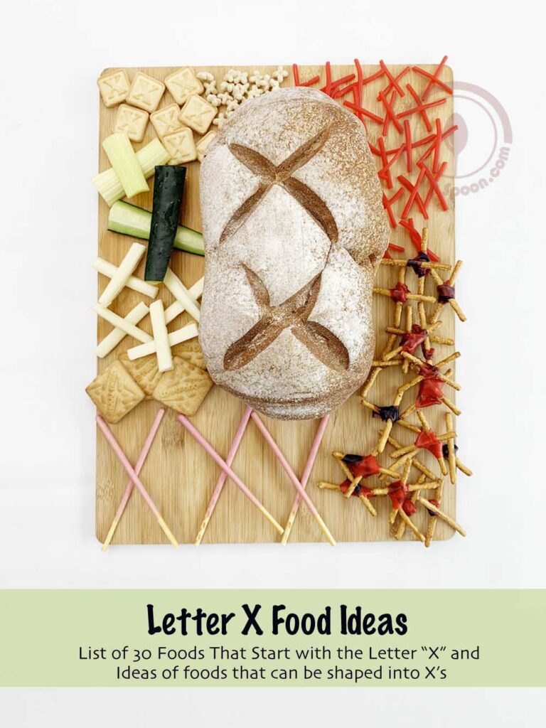Big Picture of Letter X Foods