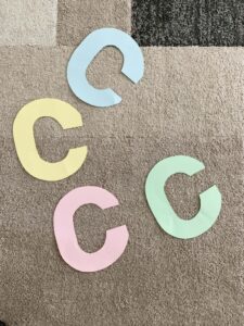 Letter C Cutouts