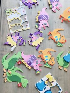 Easy Preschool Letter D Activities - D is for Dressing Up Dinosaurs 