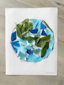 Easy Earth Day Collage Craft 