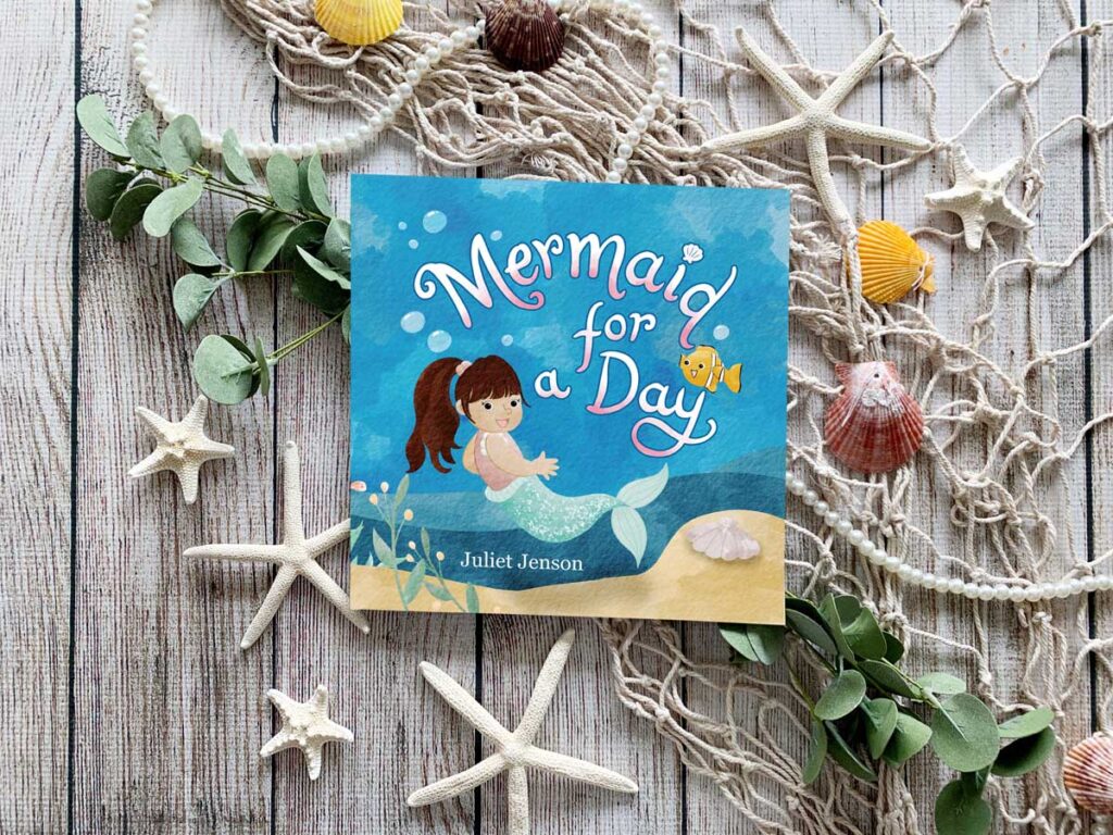Mermaid For A Day Picture Book Cover