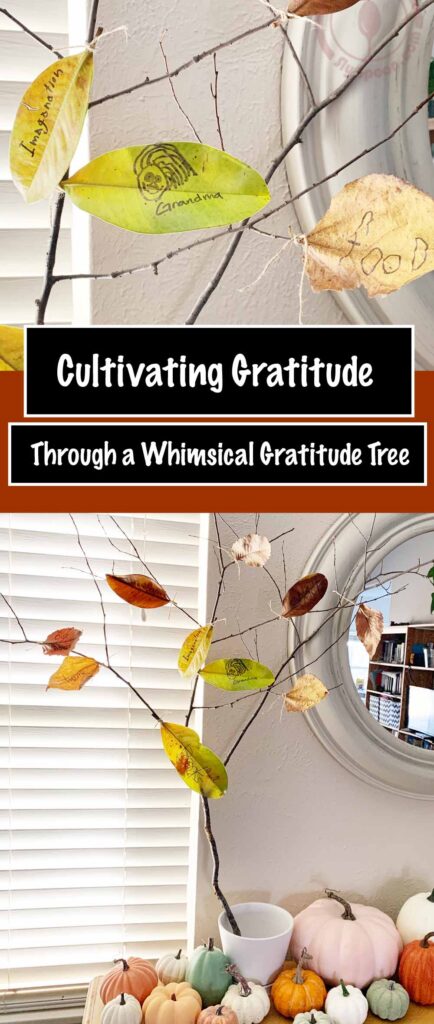 Gratitude Tree - Fun Free idea for teaching gratitude to young children