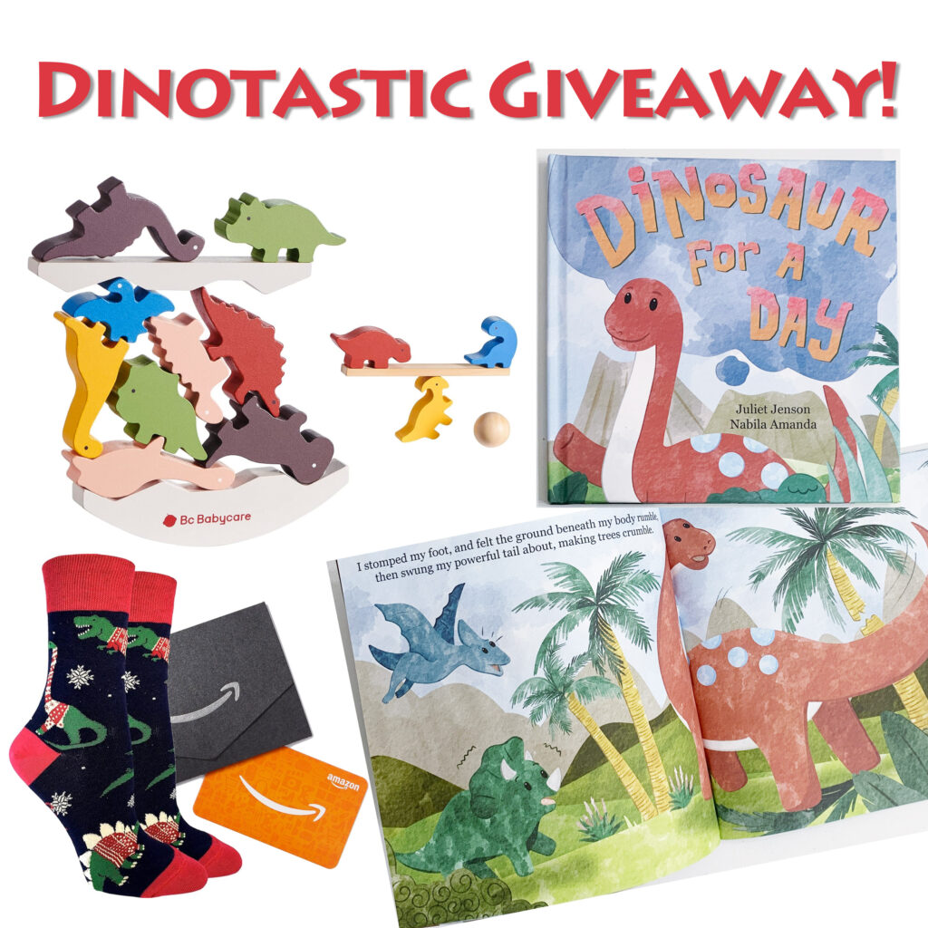Dinosaur For A Day, Dinosaur Picture Book Giveaway