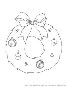 20 Free Adorable Christmas Themed Coloring Book Pages! - Sly Spoon