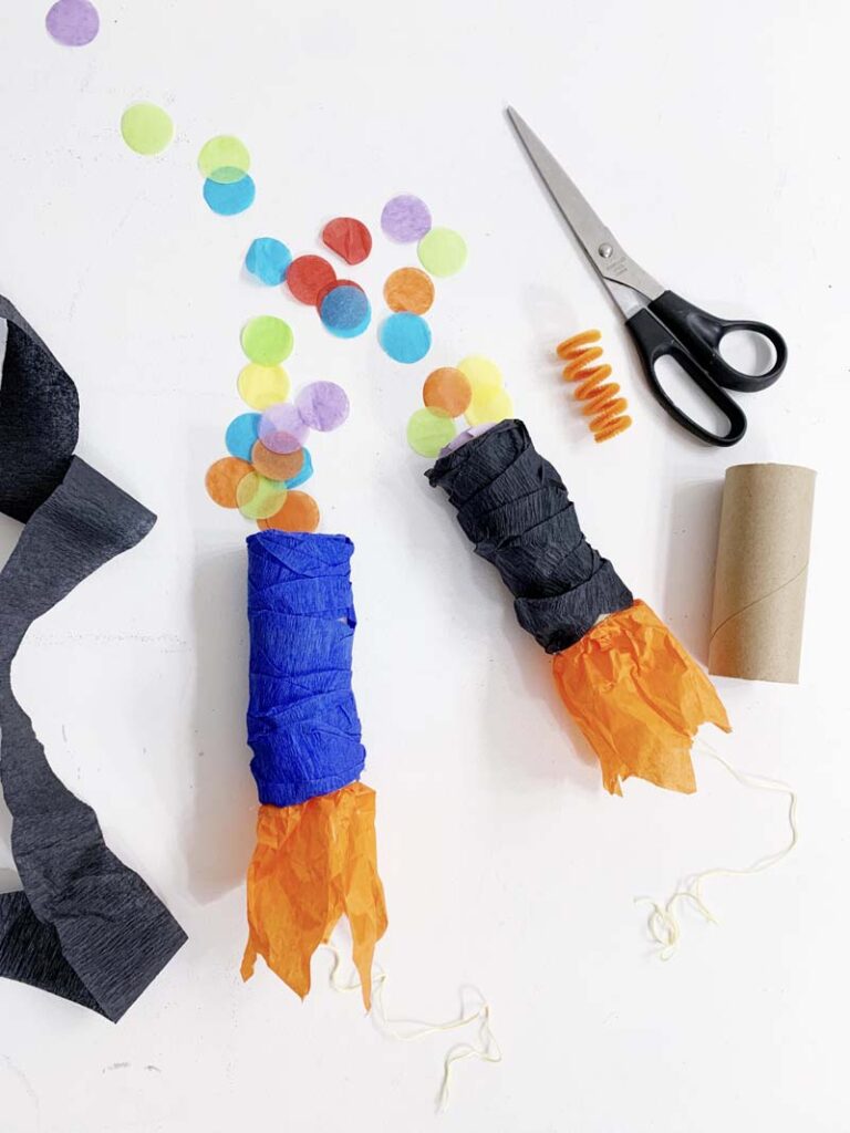 Letter F Craft Activity for Preschoolers - Reusable Poppit Firework