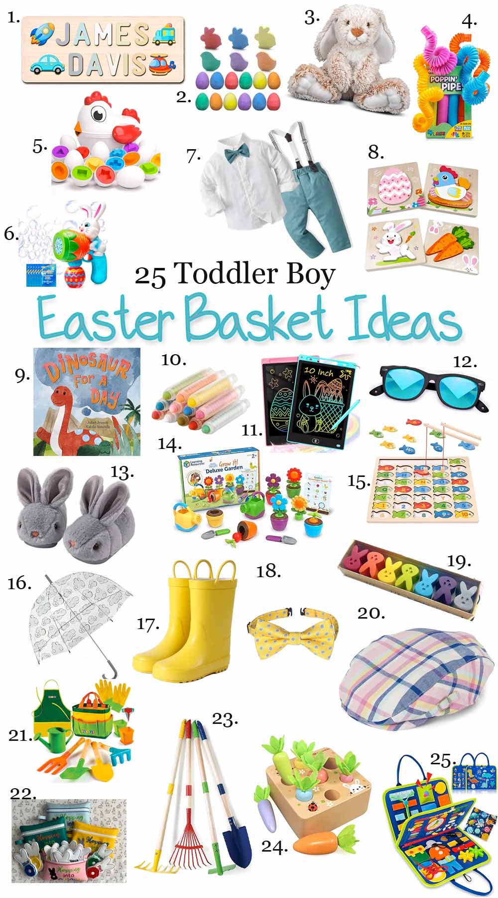 25 Non Food Easter Basket Filler Ideas For Toddler Boys