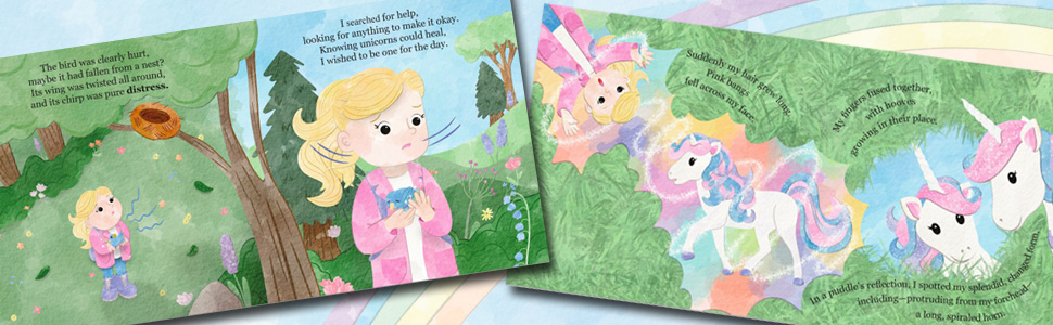 Unicorn For A Day Sneak Peek inside book