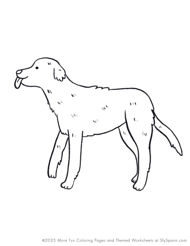 Free Printable Dog Puppy Doggie Themed Coloring Page Irish Wolfhound Dog, Free Printable Worksheets