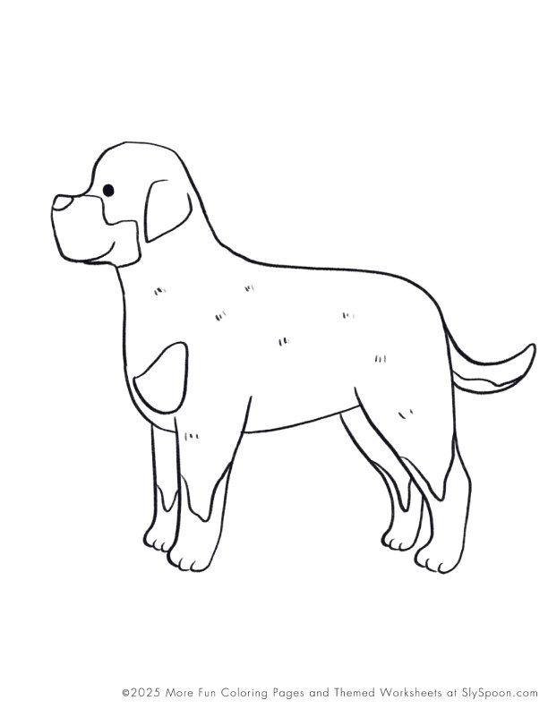 Free Printable Dog Puppy Doggie Themed Coloring Page Rottweiler Dog, Free Printable Worksheets