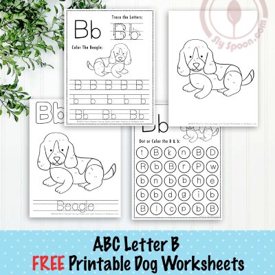 Letter B Dog Worksheet