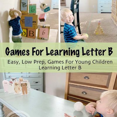 4 Easy Letter B Games and Activities