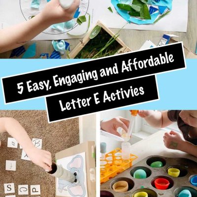 5 Easy Letter E Activities