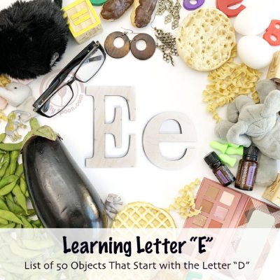 50 Letter E Objects