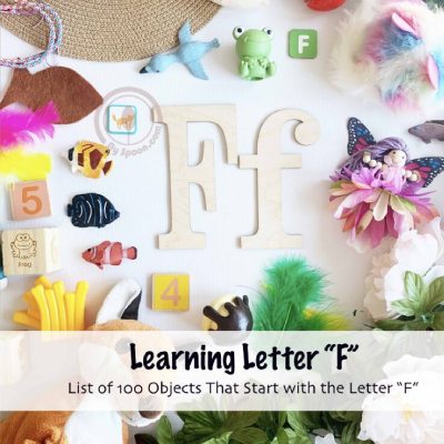 100 Letter F Objects