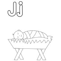 Christmas Themed Letter J Worksheets