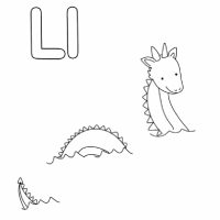 Halloween Themed Letter L Worksheets