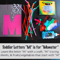 Monster M Craft Idea