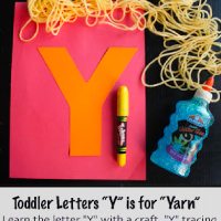 Yarn Letter Y Craft