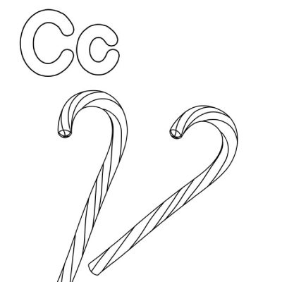 Letter C Christmas Worksheets