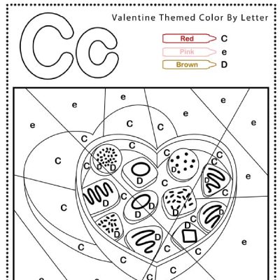 Color By Letter Valentine