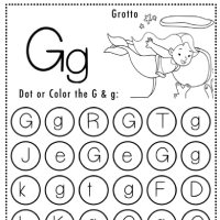 Letter G Mermaid Worksheets