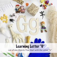 100 Letter G Objects