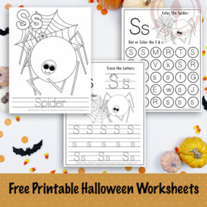 Free Printable Halloween Themed Letter S Tracing Worksheet! - Sly Spoon