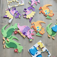 Letter D Play Idea - Dressing Up Dinos