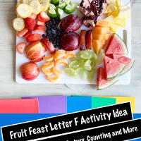 Letter F Activity Fruit Sorting Game