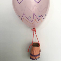 Letter H Craft Idea Hot Air Balloon