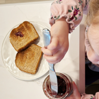 Letter J Activity idea - Making Jam Toast Together