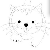 Cat Themed Drawing / Pencil Control Worksheets