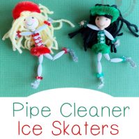 DIY Ice Skater Ornament Craft