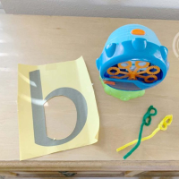 B Bubble Wand Activity Idea