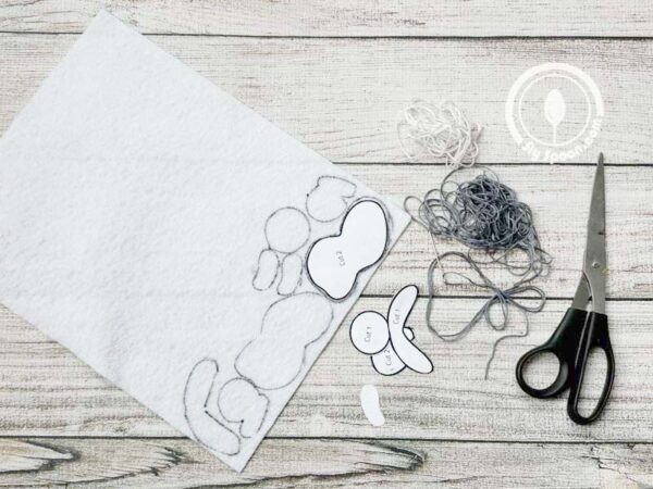 How to Hand Sew a Simple Felt Bunny Rabbit - Free Printable Pattern ...