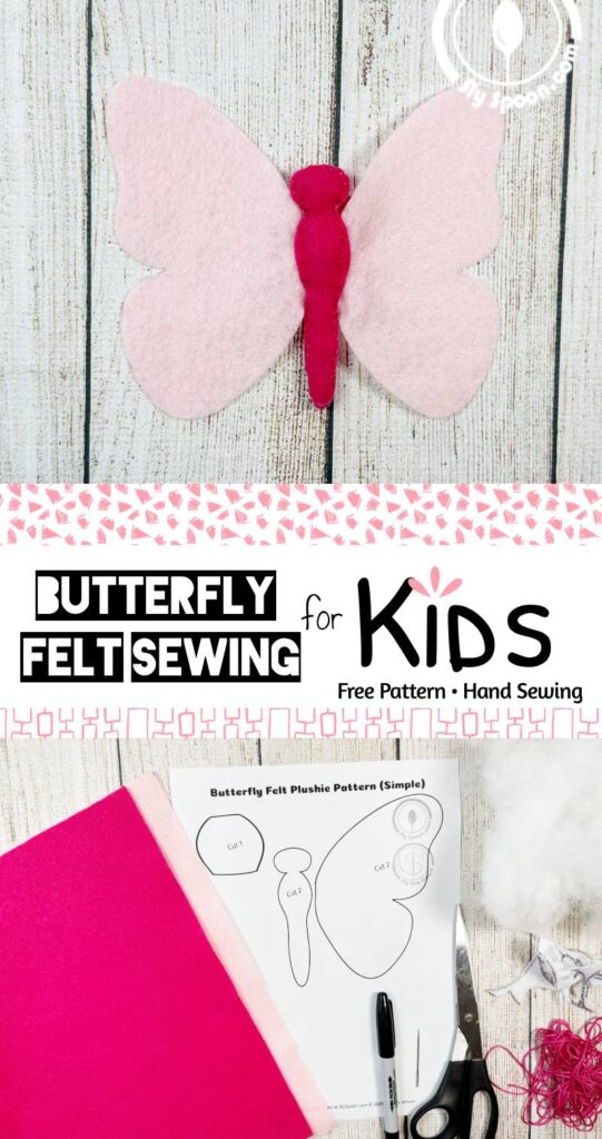 Free Butterfly Finger Puppet Pattern Felt
