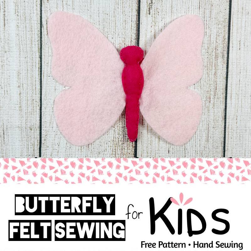 Free Butterfly Finger Puppet Pattern Felt