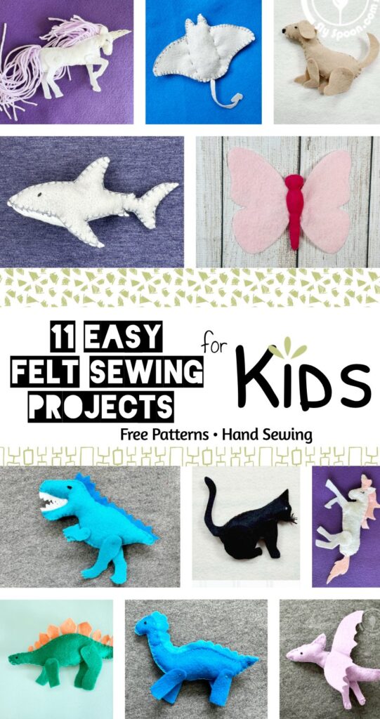 Looking for fun and easy sewing projects for kids? These 11 felt animal and puppet patterns are perfect for beginners! From dinosaurs to unicorns, each project includes a free printable template and step-by-step tutorial. Great for homeschool, classrooms, or crafty afternoons at home. Perfect for ages 6+! #KidsCrafts #FeltCrafts #SewingForKids #HandSewing #BeginnerSewingProjects #FreePrintablePatterns #HomeschoolActivities #PreschoolCrafts #FeltAnimals #MomsOfYoungKids