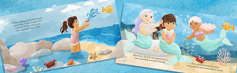 Mermaid For A Day Sneak Peek inside book